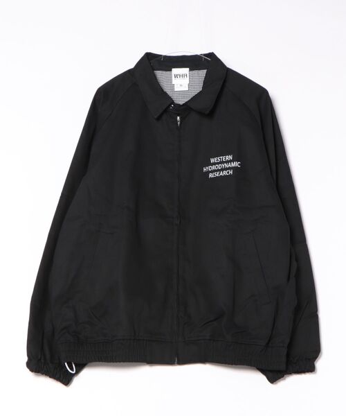 WESTERN HYDRODYNAMIC RESEARCH(ウェスタンハイドロダイナミックリサーチ)の「【Western Hydrodynamic Research/ウェスタン ハイドロダイナミック リサーチ】WORK JACKET ジャケット ブルゾン ワンポイント ブランドロゴ 刺繍(ブルゾン・メンズ・ブラック/ベージュ/ネイビー・MEDIUM/LARGE/X-LARGE)」の4枚目の写真