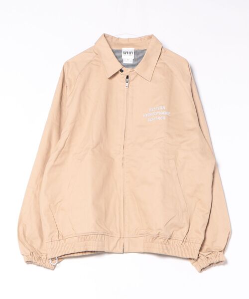 WESTERN HYDRODYNAMIC RESEARCH(ウェスタンハイドロダイナミックリサーチ)の「【Western Hydrodynamic Research/ウェスタン ハイドロダイナミック リサーチ】WORK JACKET ジャケット ブルゾン ワンポイント ブランドロゴ 刺繍(ブルゾン・メンズ・ブラック/ベージュ/ネイビー・MEDIUM/LARGE/X-LARGE)」の5枚目の写真