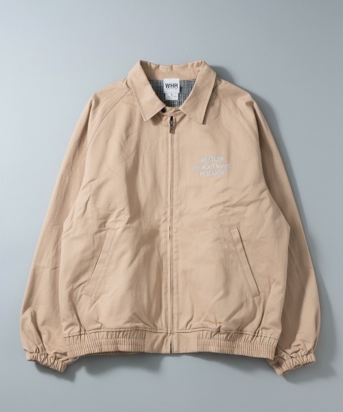 WESTERN HYDRODYNAMIC RESEARCH(ウェスタンハイドロダイナミックリサーチ)の「【Western Hydrodynamic Research/ウェスタン ハイドロダイナミック リサーチ】WORK JACKET ジャケット ブルゾン ワンポイント ブランドロゴ 刺繍(ブルゾン・メンズ・ブラック/ベージュ/ネイビー・MEDIUM/LARGE/X-LARGE)」の10枚目の写真