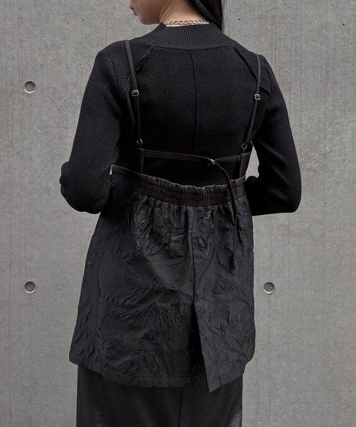 &g'aime（アンジェム）の「【&g'aime】ジャガードビスチェ　Jacquard Bustier（ベスト・レディース・ブラック/グレイッシュベージュ・FREE）」の8枚目の写真