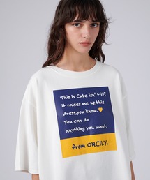 ONCILY（オンシェリー）の「半袖Tシャツ（Tシャツ/カットソー）」