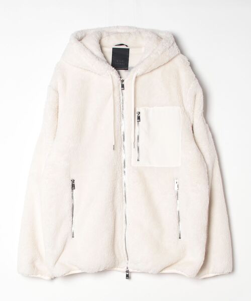 TATRAS（タトラス）の「TATRAS(タトラス) MONTELEPRE ボアブルゾン（ブルゾン・メンズ・ホワイト・4/1/3/2）」の4枚目の写真