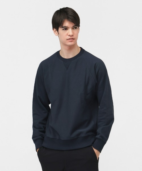 TIGORA（ティゴラ）の「ティゴラ TIGORA スウェットシャツ SOLOTEX(R)使用（スウェット・メンズ・オフホワイト/ライトグレー/ネイビー・SS/S/M/L/LL/3L）」の3枚目の写真
