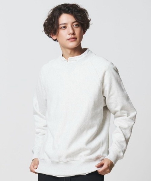 TIGORA（ティゴラ）の「ティゴラ TIGORA スウェットシャツ SOLOTEX(R)使用（スウェット・メンズ・オフホワイト/ライトグレー/ネイビー・SS/S/M/L/LL/3L）」の2枚目の写真