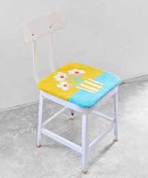 GLOBAL FORME CONCRETE（グローバルフォルムコンクリート）の「【AND PACKABLE】CP(チェアパッド)コットンガンタフト フィオーレ（ラグ/マット）」