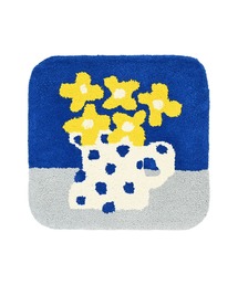 GLOBAL FORME CONCRETE（グローバルフォルムコンクリート）の「【AND PACKABLE】CP(チェアパッド)コットンガンタフト フィオーレ（ラグ/マット）」