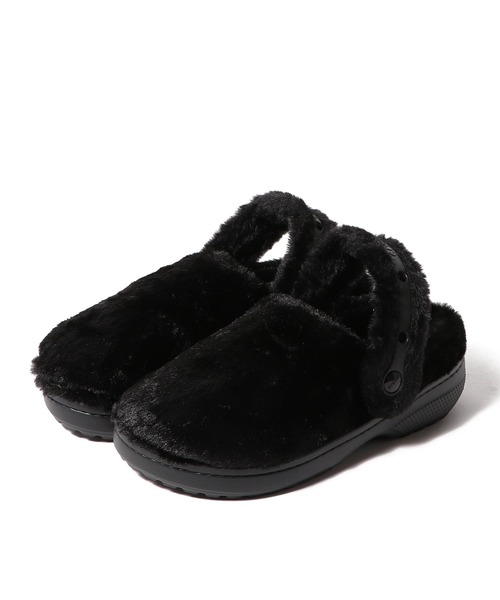 crocs（クロックス）の「CROCS / クラシック アンファーゲッタブル クロッグ（サンダル・レディース・ブラック/オフホワイト・5/6/7）」の6枚目の写真