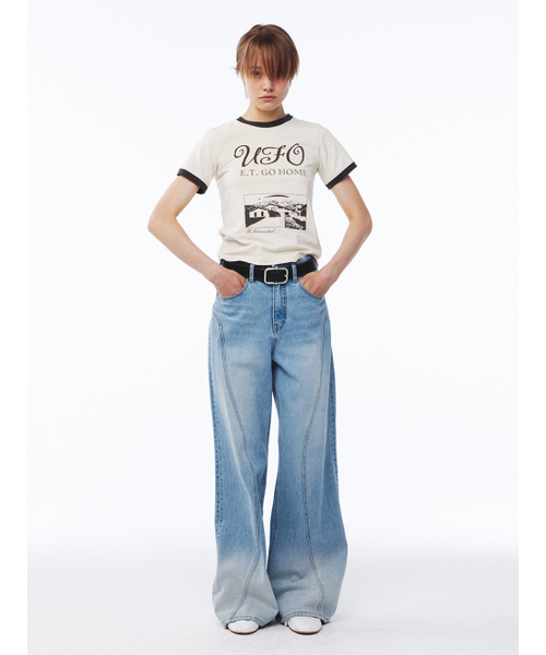 Kijun(キジュン)の「Orbit Jeans Blue(デニムパンツ・レディース・その他・LARGE/MEDIUM)」の3枚目の写真
