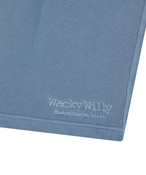 Wacky WiLLy(ワッキーウィリー)の「ピグメントウォッシングスウェットショートパンツブルー(その他パンツ・レディース・その他・SMALL/MEDIUM/LARGE/X-LARGE)」の5枚目の写真