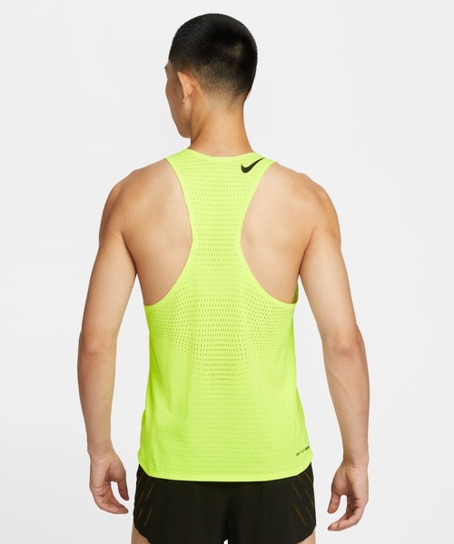 NIKE（ナイキ）の「ナイキ NIKE ナイキ DF ADV エアロスイフト シングレット（タンクトップ・メンズ・ライトグリーン・S/M/L/LL）」の4枚目の写真