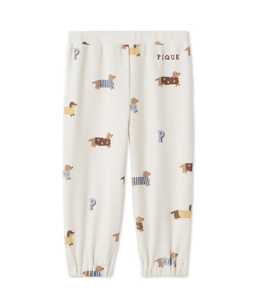 セール】【BABY】ダックスフンド柄ロングパンツ（その他ベビーウェア