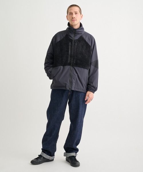 WHITE MOUNTAINEERING(ホワイトマウンテニアリング)の「【White Mountaineering / ホワイトマウンテニアリング】別注BLK FLEECE BLOUSON(ブルゾン・メンズ・ブラック・0/1/2/3)」の5枚目の写真