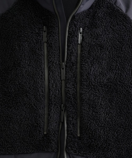 WHITE MOUNTAINEERING(ホワイトマウンテニアリング)の「【White Mountaineering / ホワイトマウンテニアリング】別注BLK FLEECE BLOUSON(ブルゾン・メンズ・ブラック・0/1/2/3)」の9枚目の写真