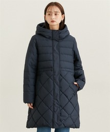 nissen | キルトＭＩＸファイバーダウンコート(ダウンジャケット/コート)