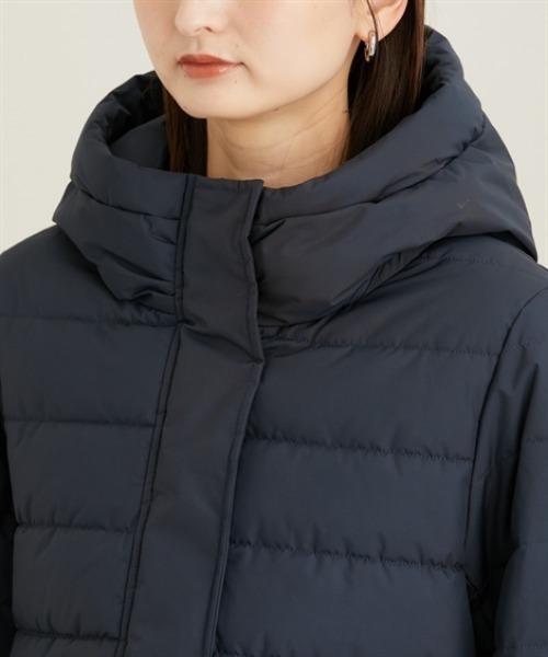 nissen（ニッセン）の「キルトＭＩＸファイバーダウンコート（ダウンジャケット/コート・レディース・ネイビー/チャコール/ブラック・M/L/LL）」の21枚目の写真