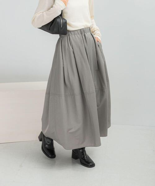 アーバンリサーチ ロッソ（URBAN RESEARCH ROSSO）/ヴィンテージサテンギャザースカート セール】ヴィンテージサテンギャザースカート（スカート）｜URBAN