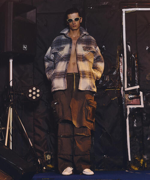 FR(13)NDS（フレンズ）の「FR(13)NDS/フレンズ/Shaggy Check BZ（その他アウター・メンズ・ピンク/ブルー・F）」の9枚目の写真