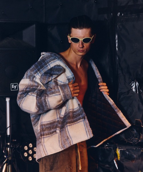 FR(13)NDS（フレンズ）の「FR(13)NDS/フレンズ/Shaggy Check BZ（その他アウター・メンズ・ピンク/ブルー・F）」の2枚目の写真