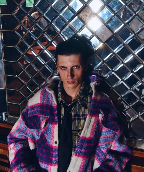 FR(13)NDS（フレンズ）の「FR(13)NDS/フレンズ/Shaggy Check BZ（その他アウター・メンズ・ピンク/ブルー・F）」の3枚目の写真