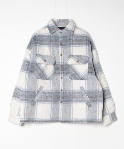 FR(13)NDS（フレンズ）の「FR(13)NDS/フレンズ/Shaggy Check BZ（その他アウター・メンズ・ピンク/ブルー・F）」の8枚目の写真