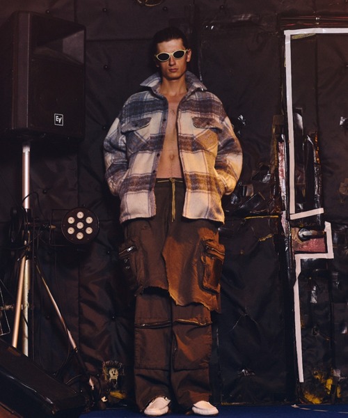 FR(13)NDS（フレンズ）の「FR(13)NDS/フレンズ/Shaggy Check BZ（その他アウター・メンズ・ピンク/ブルー・F）」の7枚目の写真