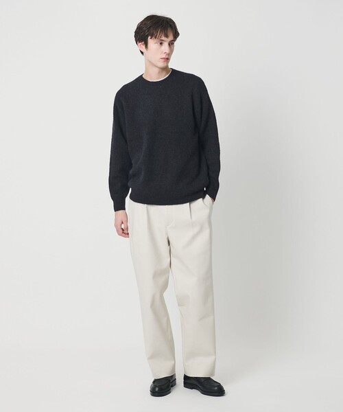 エアシャギー アルパカ クルーネック ニット（ニット/セーター