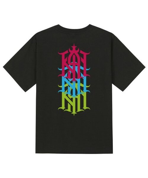 KAN6312(カン6312)の「KTB0046 カンシムバル交差 半袖Tシャツ - ブラック(Tシャツ/カットソー・メンズ・その他・LARGE/MEDIUM/SMALL/X-LARGE)」の1枚目の写真