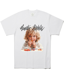 MONSTER REPUBLIC（モンスターリパブリック）の「ハッピーカイデン ビビッドホワイトTシャツ（Tシャツ/カットソー）」