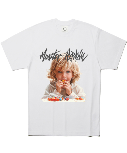 MONSTER REPUBLIC(モンスターリパブリック)の「ハッピーカイデンビビッドTシャツホワイト(Tシャツ/カットソー・レディース・その他・MEDIUM/SMALL/X-LARGE/LARGE)」の1枚目の写真