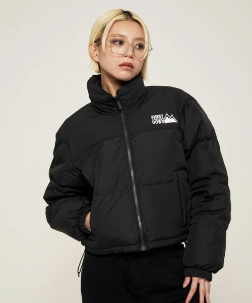 セール】【FIRST DOWN】SHORT BUBBLE DOWN JKT MICROFT (ショート