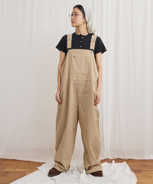 fig London(フィグロンドン)の「Yeti overall(サロペット/オーバーオール・レディース・ブラック/アイボリー/ベージュ・FREE)」の3枚目の写真