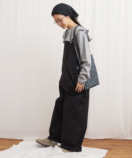 fig London(フィグロンドン)の「Yeti overall(サロペット/オーバーオール・レディース・ブラック/アイボリー/ベージュ・FREE)」の11枚目の写真