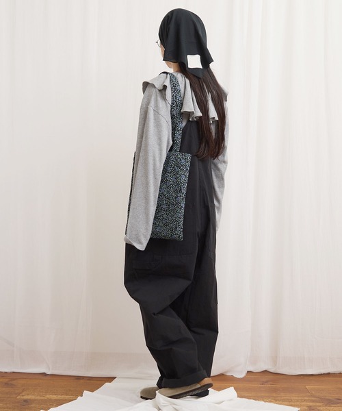 fig London(フィグロンドン)の「Yeti overall(サロペット/オーバーオール・レディース・ブラック/アイボリー/ベージュ・FREE)」の12枚目の写真
