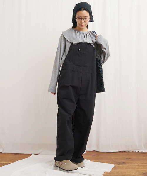 fig London(フィグロンドン)の「Yeti overall(サロペット/オーバーオール・レディース・ブラック/アイボリー/ベージュ・FREE)」の14枚目の写真