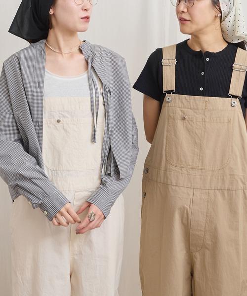 fig London(フィグロンドン)の「Yeti overall(サロペット/オーバーオール・レディース・ブラック/アイボリー/ベージュ・FREE)」の7枚目の写真