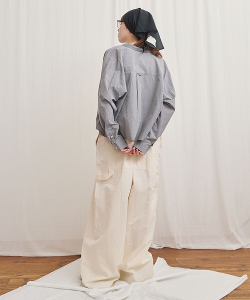 fig London(フィグロンドン)の「Yeti overall(サロペット/オーバーオール・レディース・ブラック/アイボリー/ベージュ・FREE)」の18枚目の写真