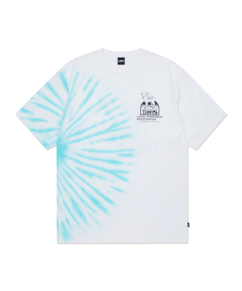 THORNS TIE DYE LAMB TEE white