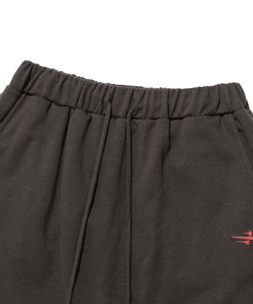 NICE GHOST CLUB(ナイスゴーストクラブ)の「LOGO SWEAT LAYERED PANTS_CHARCOAL(NG2DFUPA91A)(その他パンツ・レディース・チャコール・F)」の3枚目の写真