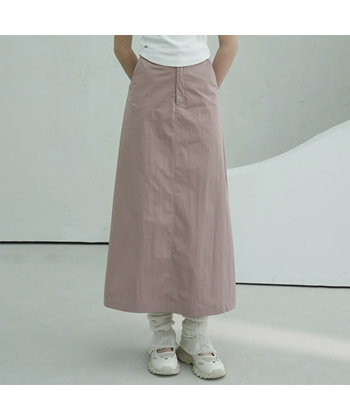 Pocket Thaslan Long Skirt - 3COL