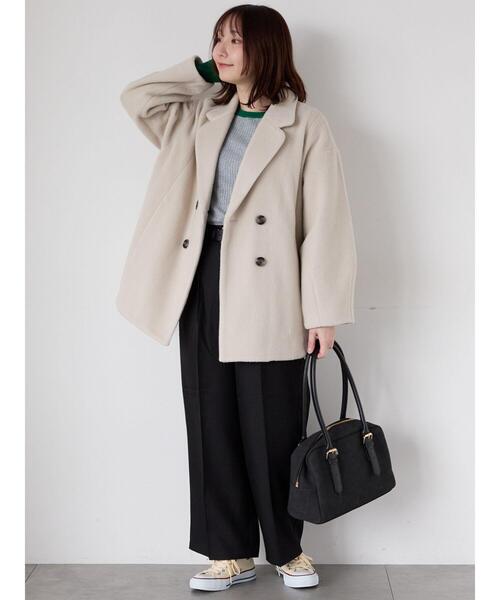 Te chichi TERRASSE(テチチテラス)の「シャギーミドルコート(その他アウター・レディース・ベージュ/グレー/ブラック・F)」の20枚目の写真