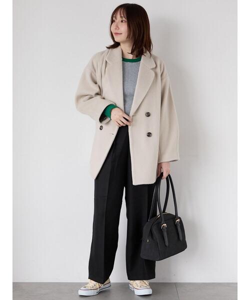 Te chichi TERRASSE(テチチテラス)の「シャギーミドルコート(その他アウター・レディース・ベージュ/グレー/ブラック・F)」の21枚目の写真