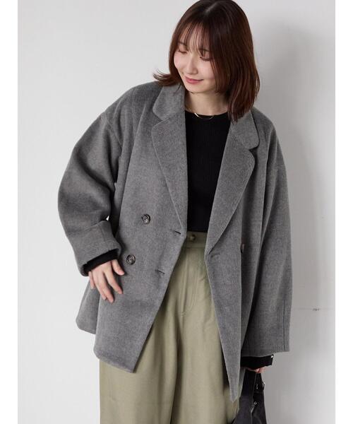 Te chichi TERRASSE(テチチテラス)の「シャギーミドルコート(その他アウター・レディース・ベージュ/グレー/ブラック・F)」の6枚目の写真