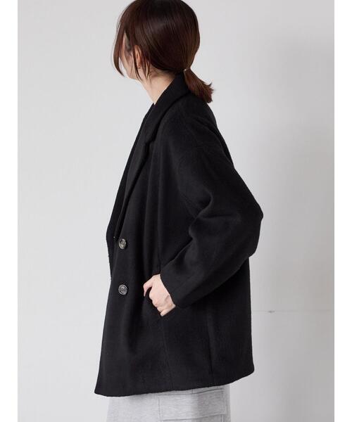 Te chichi TERRASSE(テチチテラス)の「シャギーミドルコート(その他アウター・レディース・ベージュ/グレー/ブラック・F)」の16枚目の写真