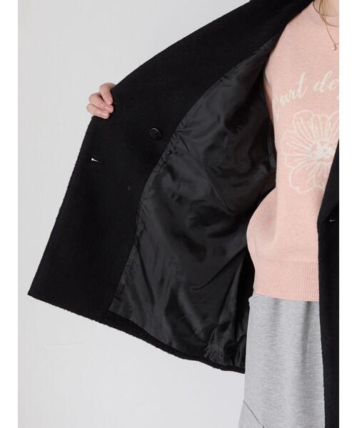 Te chichi TERRASSE(テチチテラス)の「シャギーミドルコート(その他アウター・レディース・ベージュ/グレー/ブラック・F)」の9枚目の写真