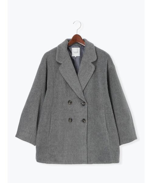 Te chichi TERRASSE(テチチテラス)の「シャギーミドルコート(その他アウター・レディース・ベージュ/グレー/ブラック・F)」の10枚目の写真