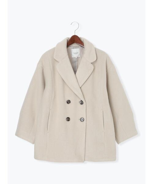 Te chichi TERRASSE(テチチテラス)の「シャギーミドルコート(その他アウター・レディース・ベージュ/グレー/ブラック・F)」の12枚目の写真