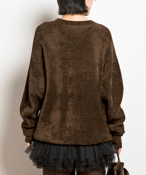 ベロアニット（ニット/セーター）｜AP STUDIO（エーピーストゥディオ