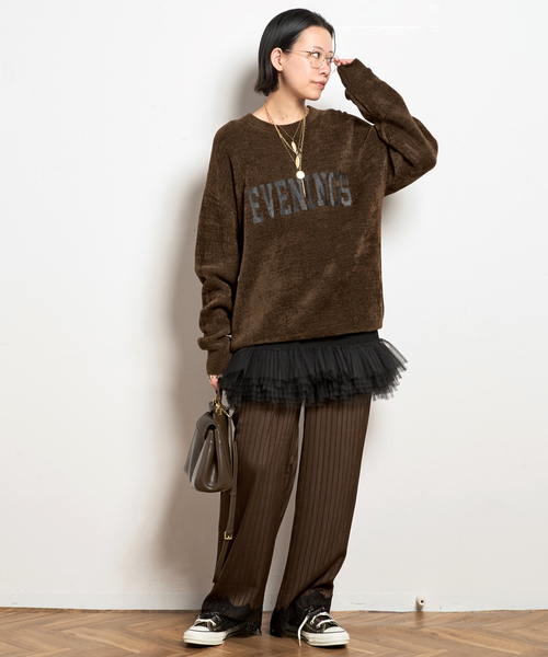 AP STUDIO（エーピーストゥディオ）の「ベロアニット（ニット/セーター