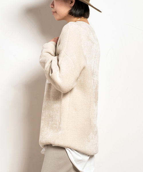 ベロアニット（ニット/セーター）｜AP STUDIO（エーピーストゥディオ