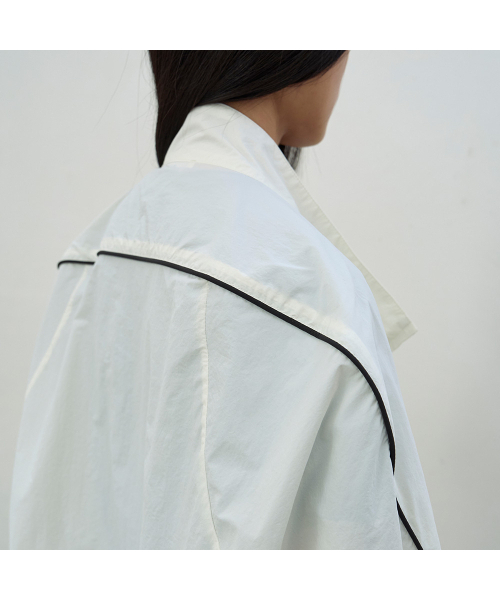 LCDC TM(エルシーディーシーティーエム)の「OVERSIZED TRACK JACKET (WHITE)(ナイロンジャケット・レディース・ホワイト・OS)」の5枚目の写真